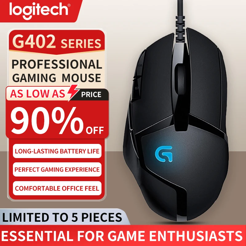 

Logitech G402/G304G203Multi Model Gaming Mouse Lightweight Mouse for Business, Office, Home, Laptop, Desktop, Multi Device Mouse