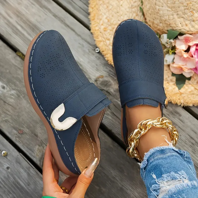 

Women Beach Slippers Lightweight Slippers Slip-On Platform Shoes Breathable Mesh Casual Sandals Slides Women Zapatos De Mujer