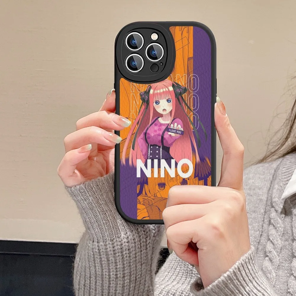 Fictional Character N-Nino N-Nakano Phone Case Hard Leather For IPhone 16 15 14 13 12 Mini 11 14 Pro Max Xs X Xr 7 8 Plus Fundas