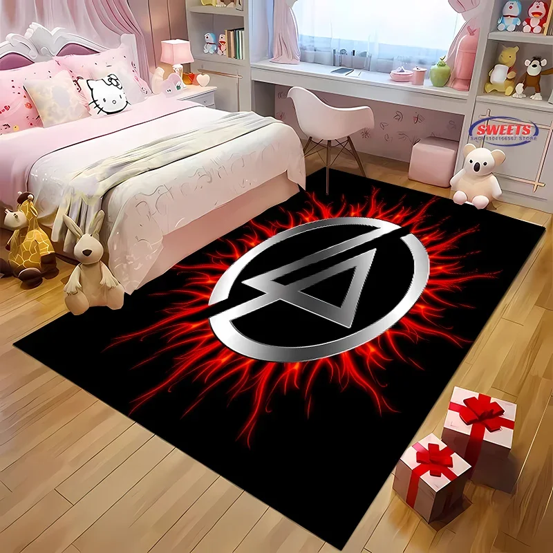 Lasting band L-Linkin Park Carpet for Living Room Bedroom Hallway Long Strip Anti-slip Soft Area Rug Sofa Doormat Home Decor Mat