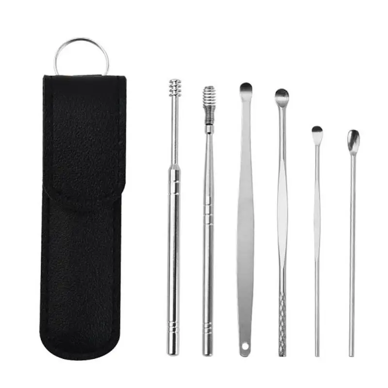 Youpin-Outil de livres d'oreille en acier inoxydable, ensemble de cure-oreilles, nettoyeur de cure-professions, cuillère, soins de santé, oreille, avertir, propre, outils de suppression