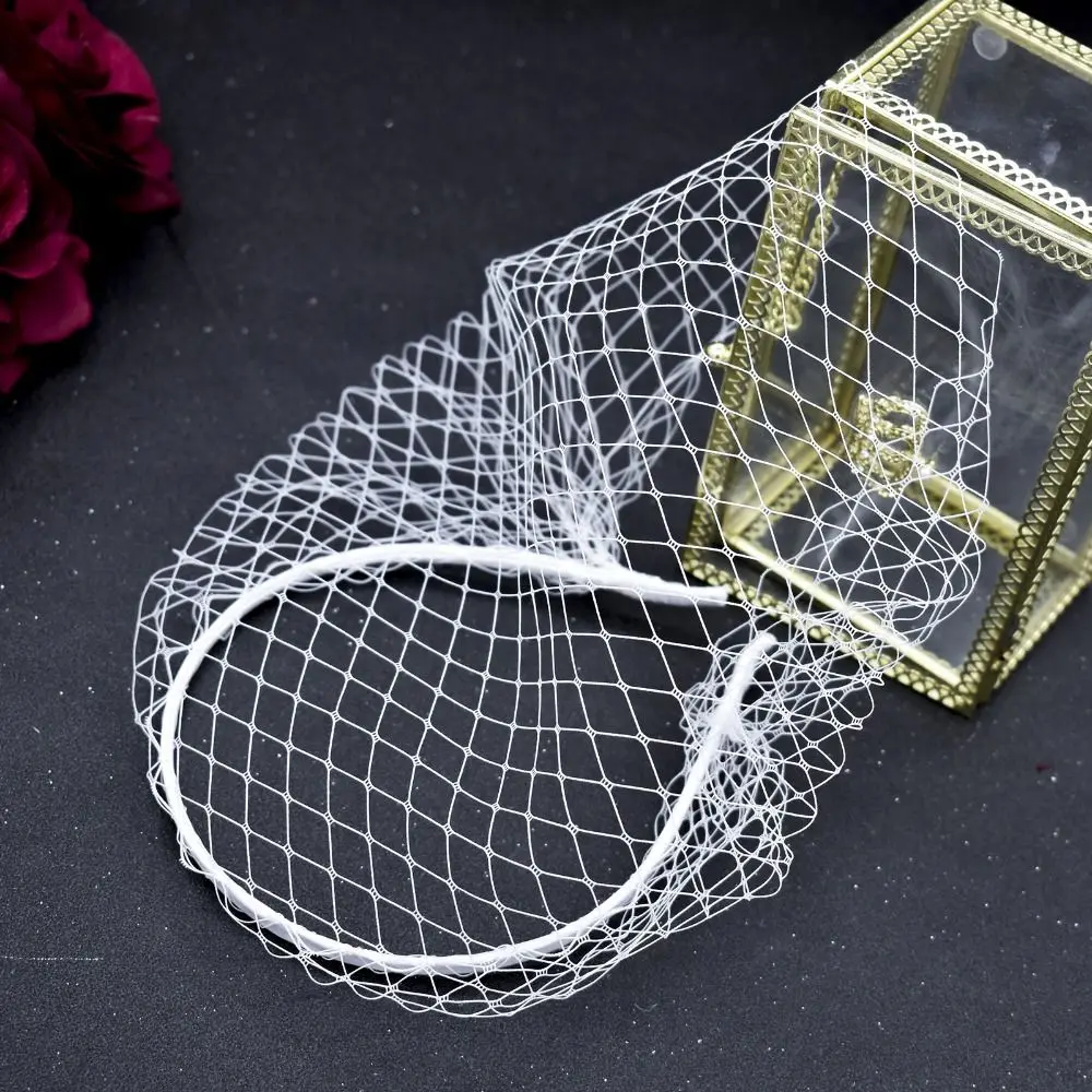 Exquisite French Style Birdcage Veil Rhinestone Elegant Bride Veils Fairy Shiny Bridal Headwear Wedding Hair Accessories