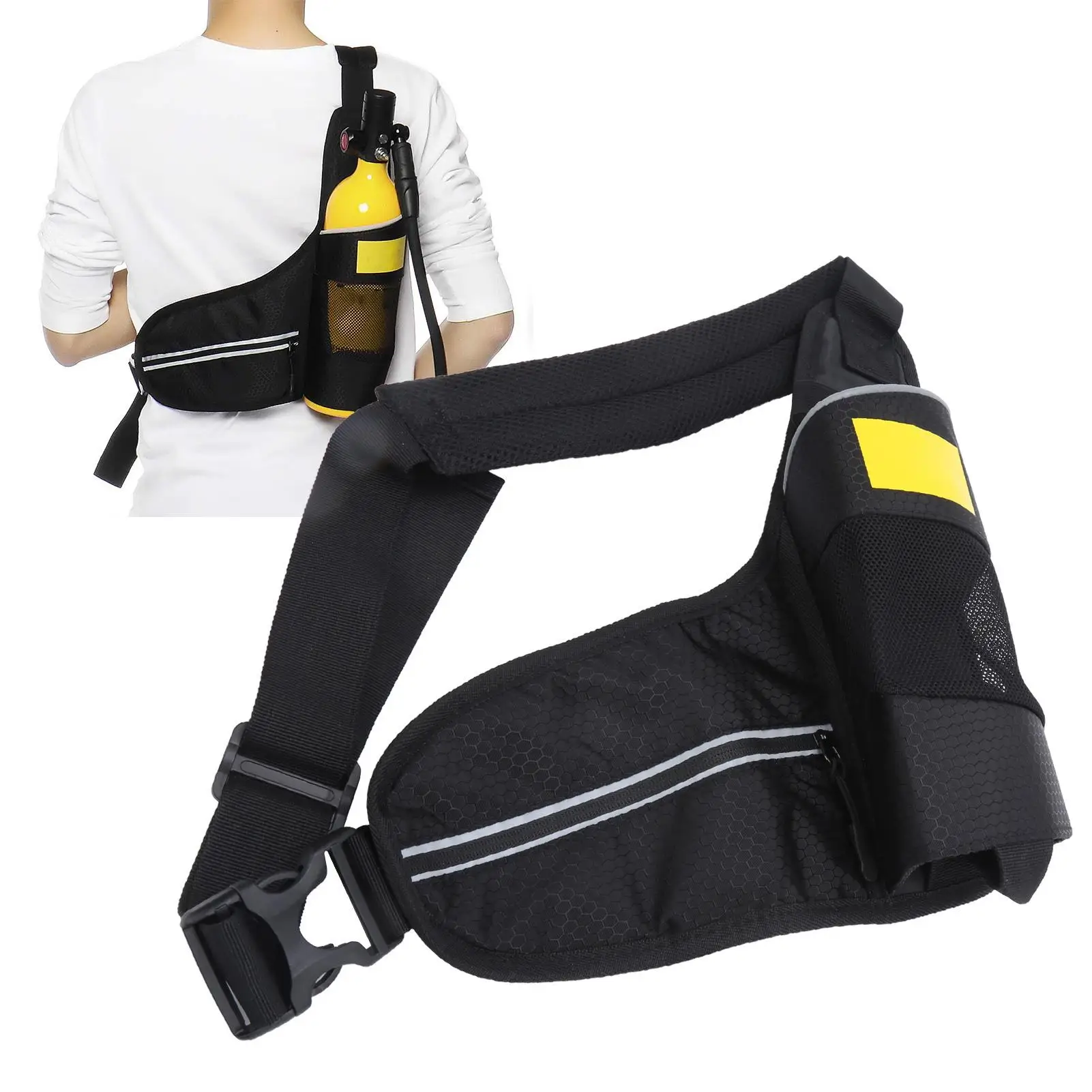 1L for Diving Oxygen Cylinder Carry Bag - Quick Dry Shoulder Case for Tanks