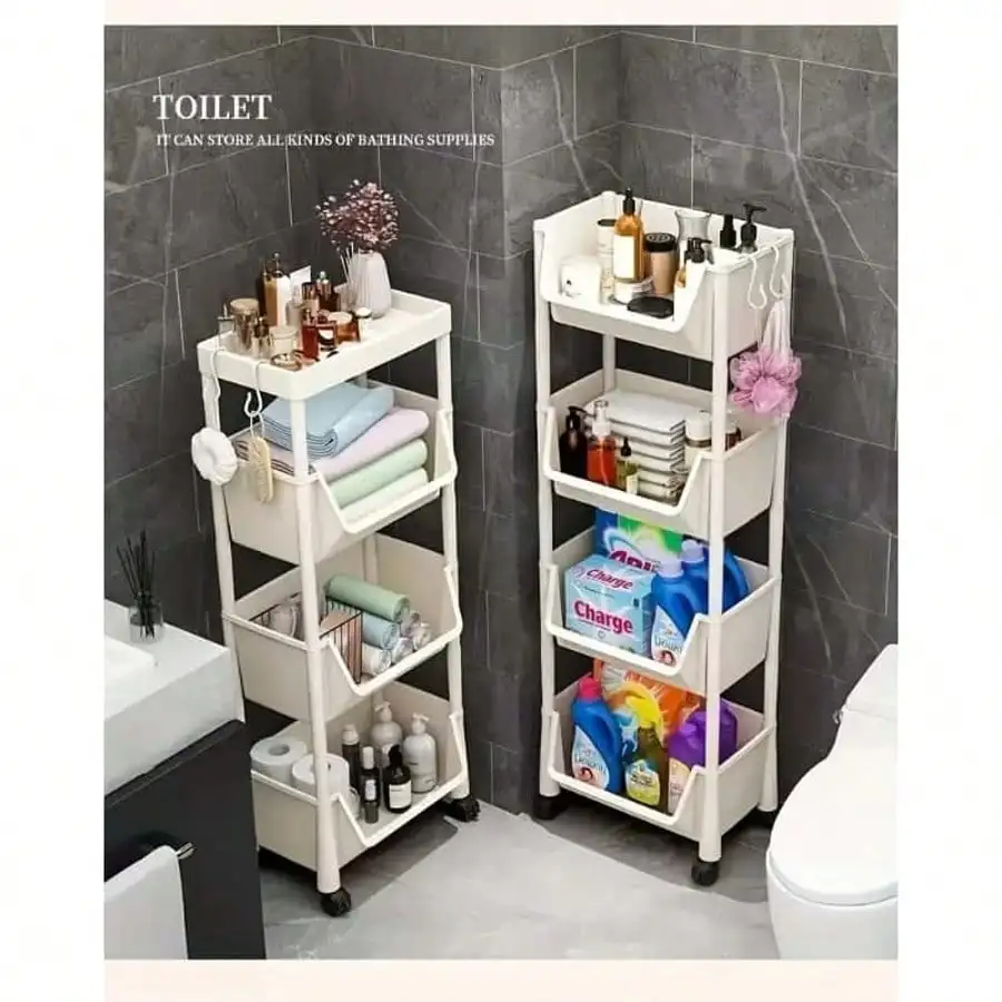 

Практичная многослойная корзина для хранения, многофункциональный органайзер для ванной комнаты, спальни, кухни