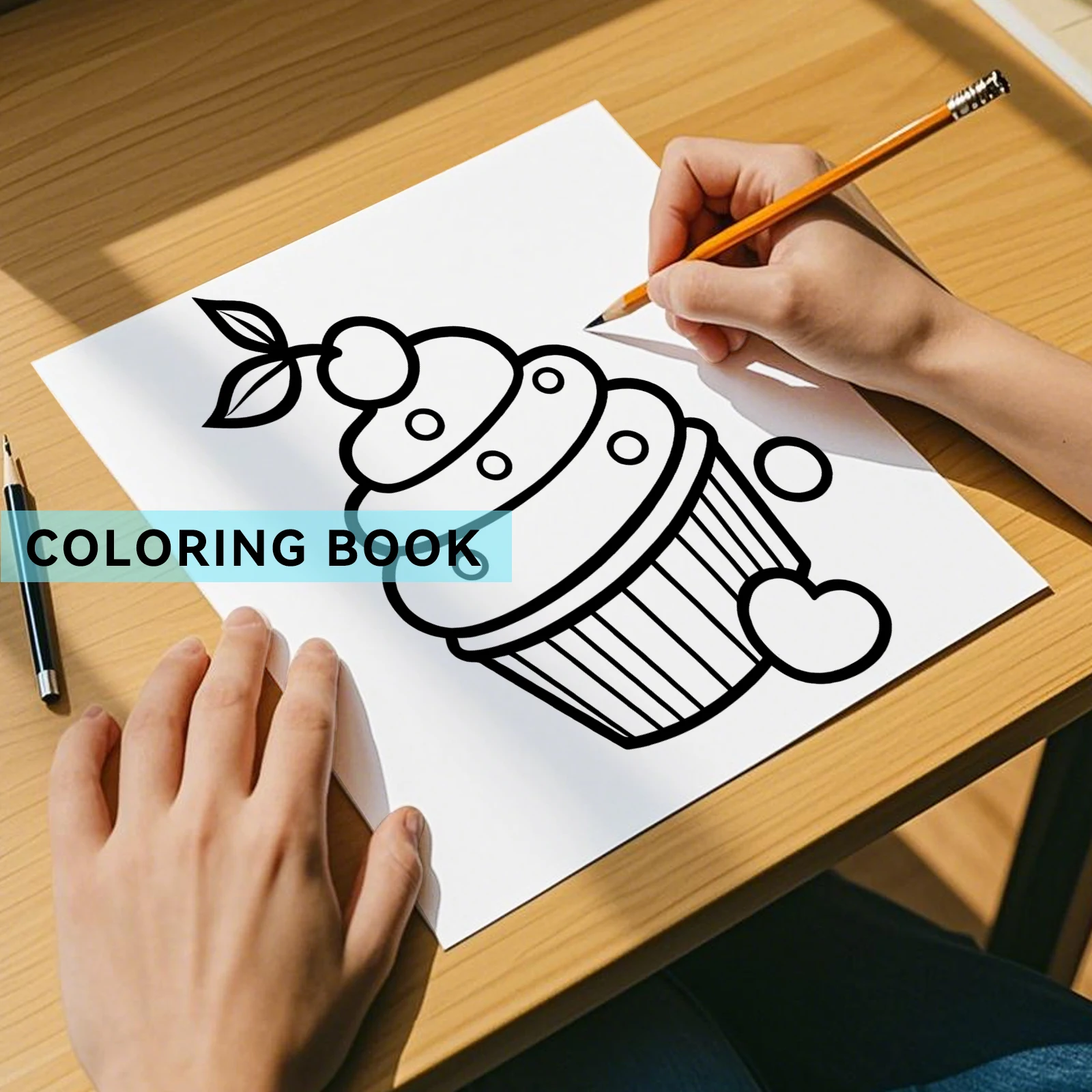 BOLD EASY Cute Coloring Book Educational Relaxation Gift Graffiti Painting Book Doodles Books Adult Relaxation Activities