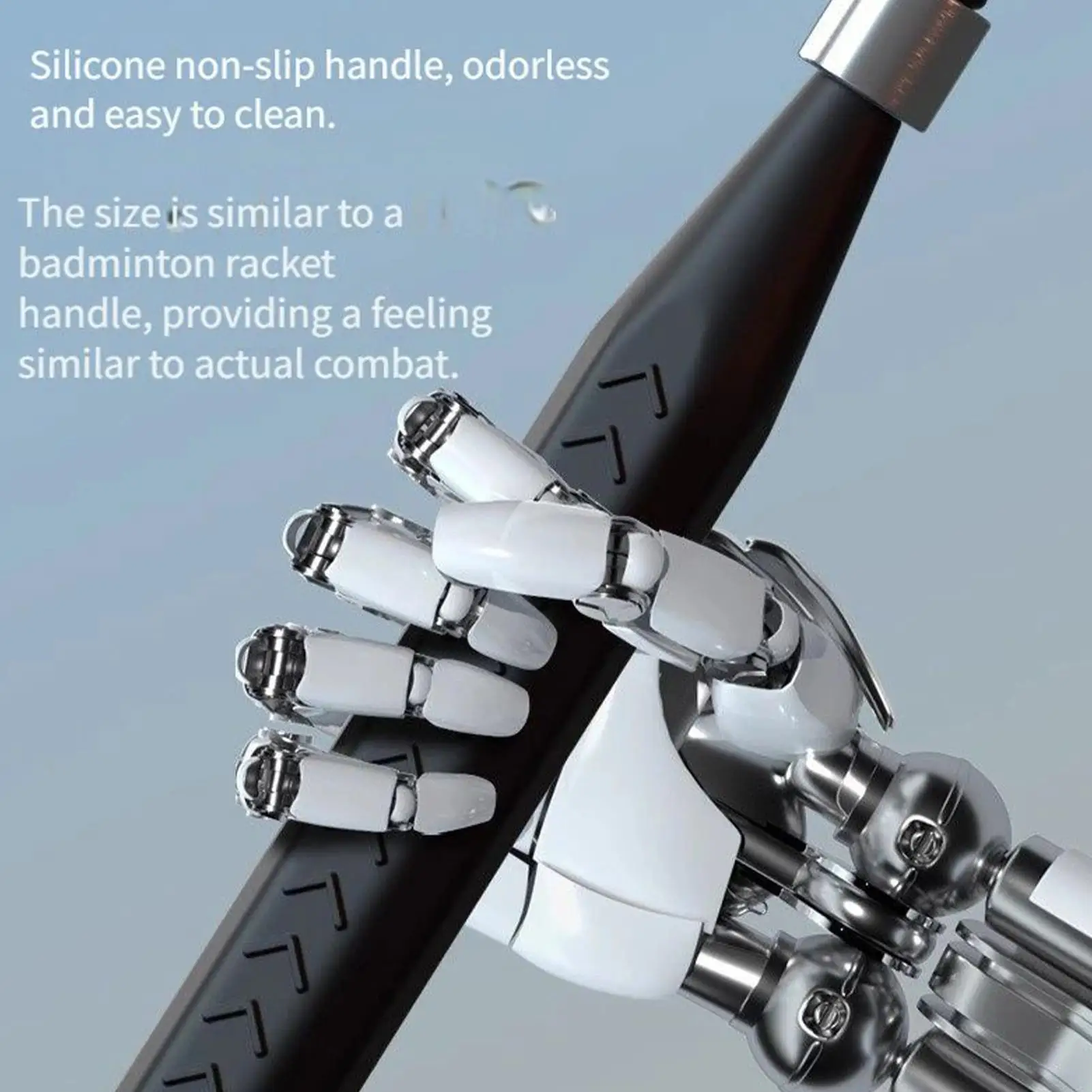 Badminton Training Equipment Badminton Practice Rod Adjustable Equipment Stainless Steel Trainer For Backyard Training School