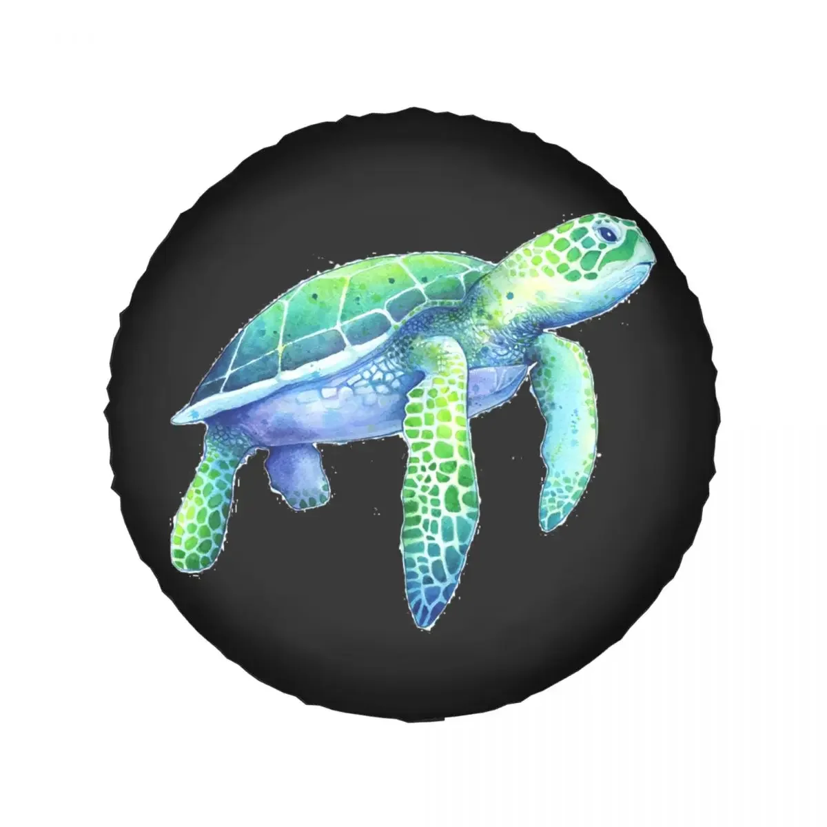 Sea Turtle Spare Tire Cover for Mitsubishi Pajero Tortoise SUV RV 4WD Car Wheel Protectors Accessories 14