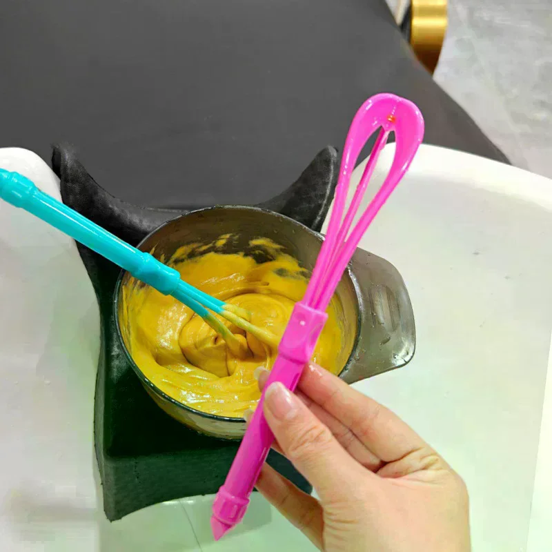 Multifunctional Hairdressing Cream Whisk Hair Color Mixer Stirrer Hair Dyeing Brush Salon Styling Tools Barber Accessories
