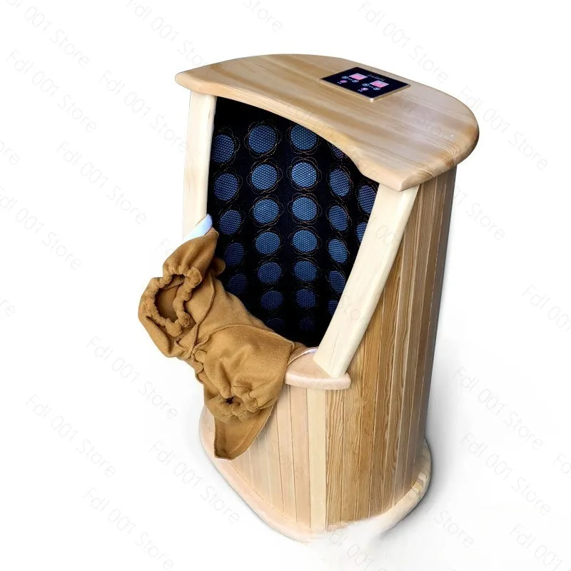 Far‑Infrared Bian‑Stone Foot Sauna Bucket Graphene Carbon‑Crystal Plate Massage Moxibustion Therapy Barrel