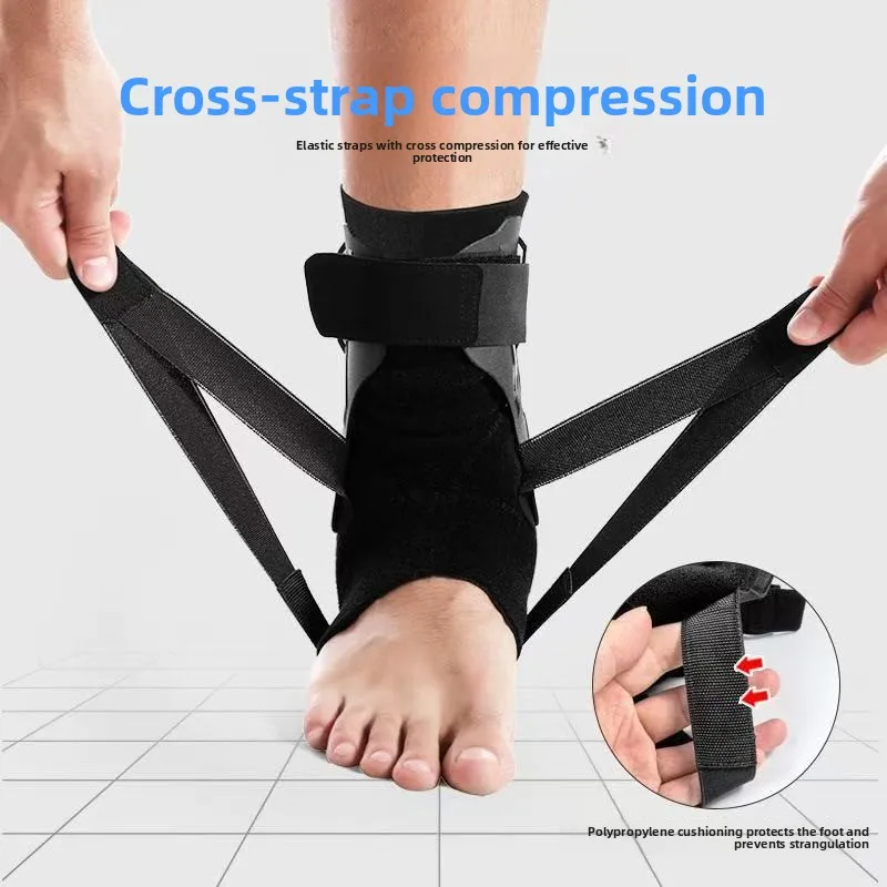 

1 шт. бандаж на лодыжку для поддержки лодыжки при растяжении с боковыми стабилизаторами для мужчин и женщин, шина на лодыжку, стабилизатор для восстановления тендинита