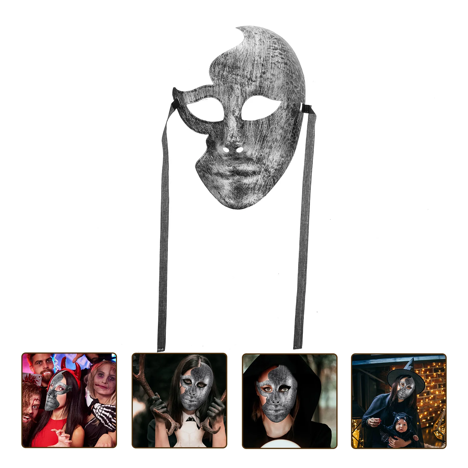 หน้ากากแฟนซีแบบโปร่ง 2 ชิ้น สไตล์วินเทจ ทำจากพลาสติก ครึ่งหน้า สำหรับงานปาร์ตี้ ตกแต่งเทศกาล แต่งกายเล่นบทบาทสมมติ อุปกรณ์ประกอบการแสดง