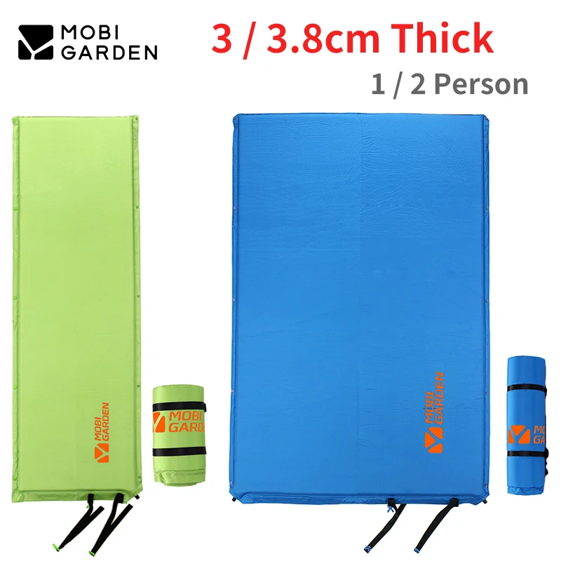 

MOBI GARDEN Spliced Automatic Inflatable Mat Comfort Moisture-proof Pad Single Double Air Mattress Outdoor Camping Hiking Picnic