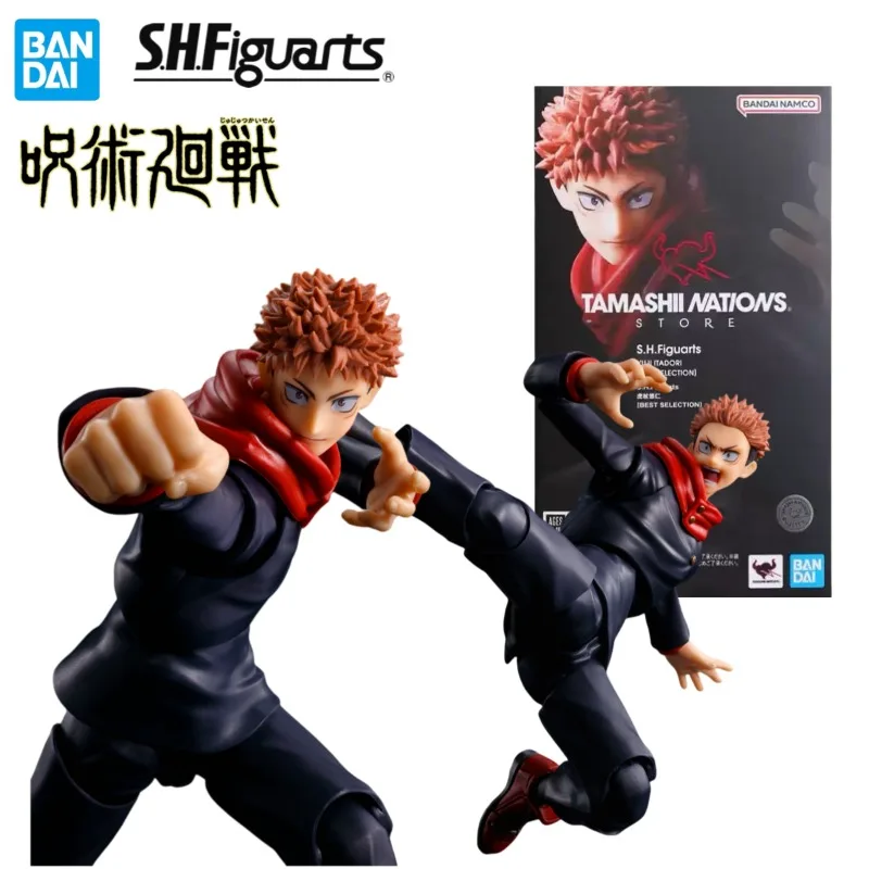 

Original Bandai S.H.Figuarts Jujutsu Kaisen YUJI ITADORI BEST SELECTION TNT Limited Anime Action Figure PVC Collectible Model