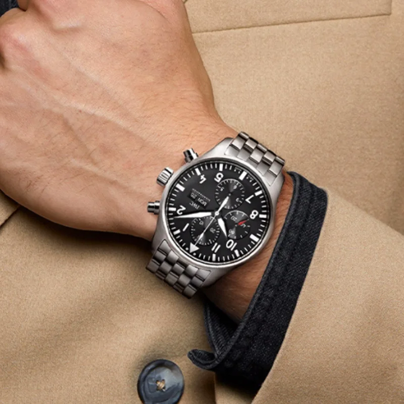 The Original Stainless Strap Replaces The Pilot Little Prince Mark 17 18 Series Refined Steel Watchband 20/21mm.