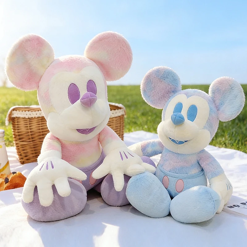 

Новая плюшевая кукла Дисней 40/100 см в стиле каваи с Микки и Минни, украшение для кровати для мальчиков и девочек, развивающие плюшевые игрушки, подарки на день рождения