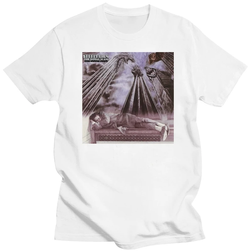 STEELY DAN ROYAL SCAM ALBUM MUSIC WHITE T-SHIRT