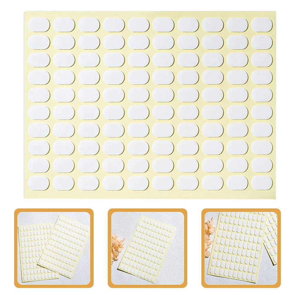 

6 Sheets Oval Patch Holder Double-Sided Adhesive Strips French Tip Guide Art Tools Nail Tips Supplies Nail Forms