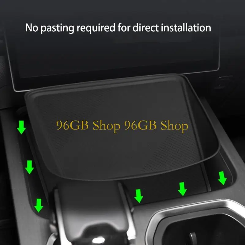 

96GB Center Console Wireless Chargers Pad for Exploration 06 Anti Slip Mat Easy to Use Silicone Pad Auto Accessory