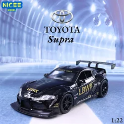 1:22 Toyota Supra High Simulation Diecast Car Metal Alloy Model Car Children's toys collection gifts A413