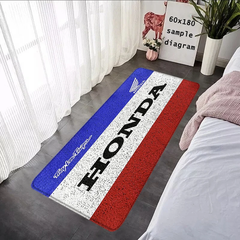 Hallway Rugs Living Room Mat H-Hondas Motorcycle Rugs Foot Carpet Doormat Floor Mat Carpet Anti Slip Mat Kitchen Car Boot Decors