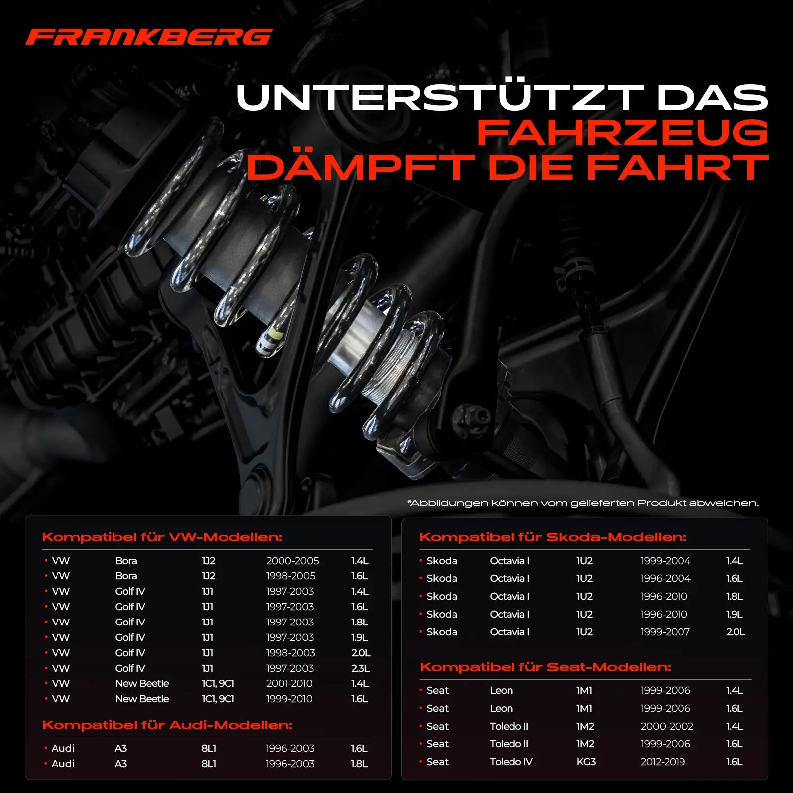 Fahrwerksfeder Hinterachse VW Golf 4 Audi A3 - alternate angle