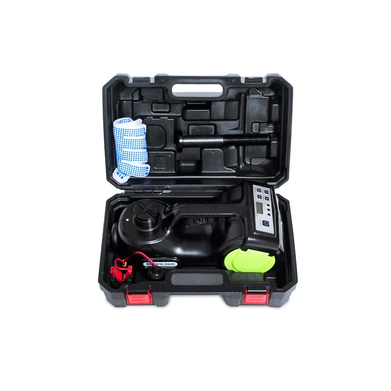 Multifunctional car electric hydraulic jack 12v inflatable tire change set three-in-one