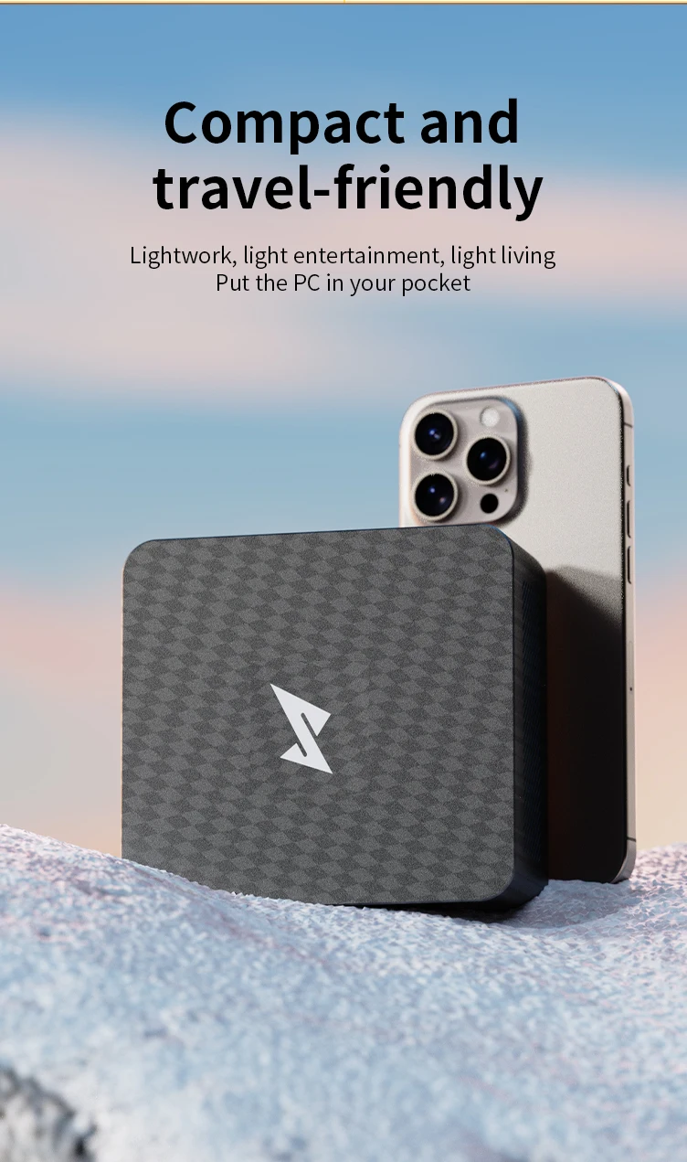 SZBOX N305 Mini PC Windows 10/11 Linux WiFi5.0 Bluetooth4.2 DDR4 M.2 2242 SSD SATA3 HDMI2.0 USB3.2 Gen1*3 Desktop Gamer Computer