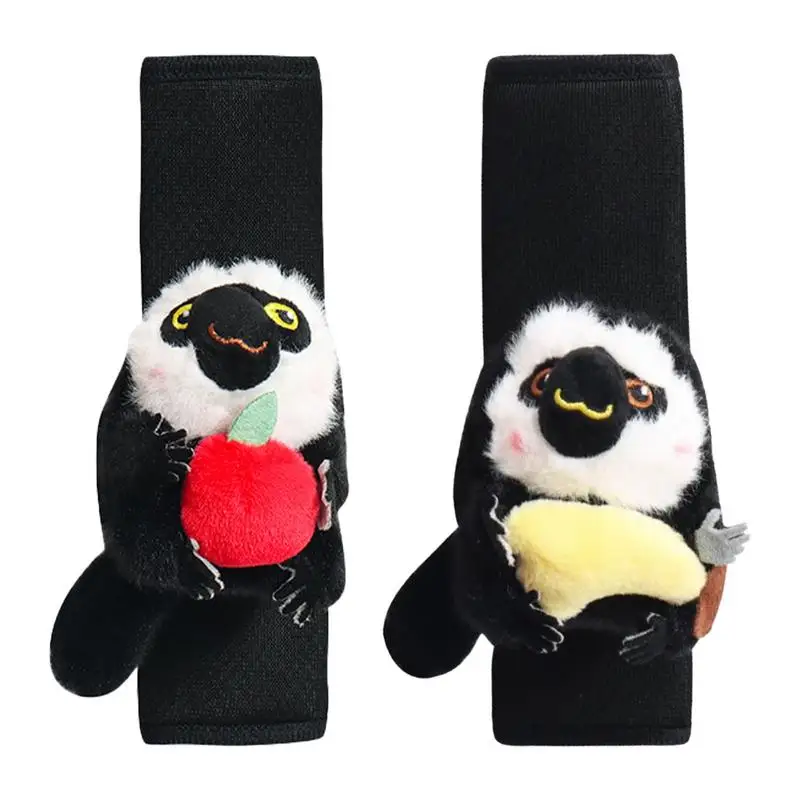 

Наплечный чехол для автомобильного ремня безопасности с изображением обезьяны, подушки для ремня безопасности, защитный ремень безопасности, автомобильные аксессуары