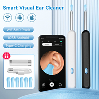 Wireless Ear Cleaner with Camera Ear Wax Removal Tool Picker Ear Cleaner Wax Removal Earwax Cleaning Endoscope Kit Spoon Earpick