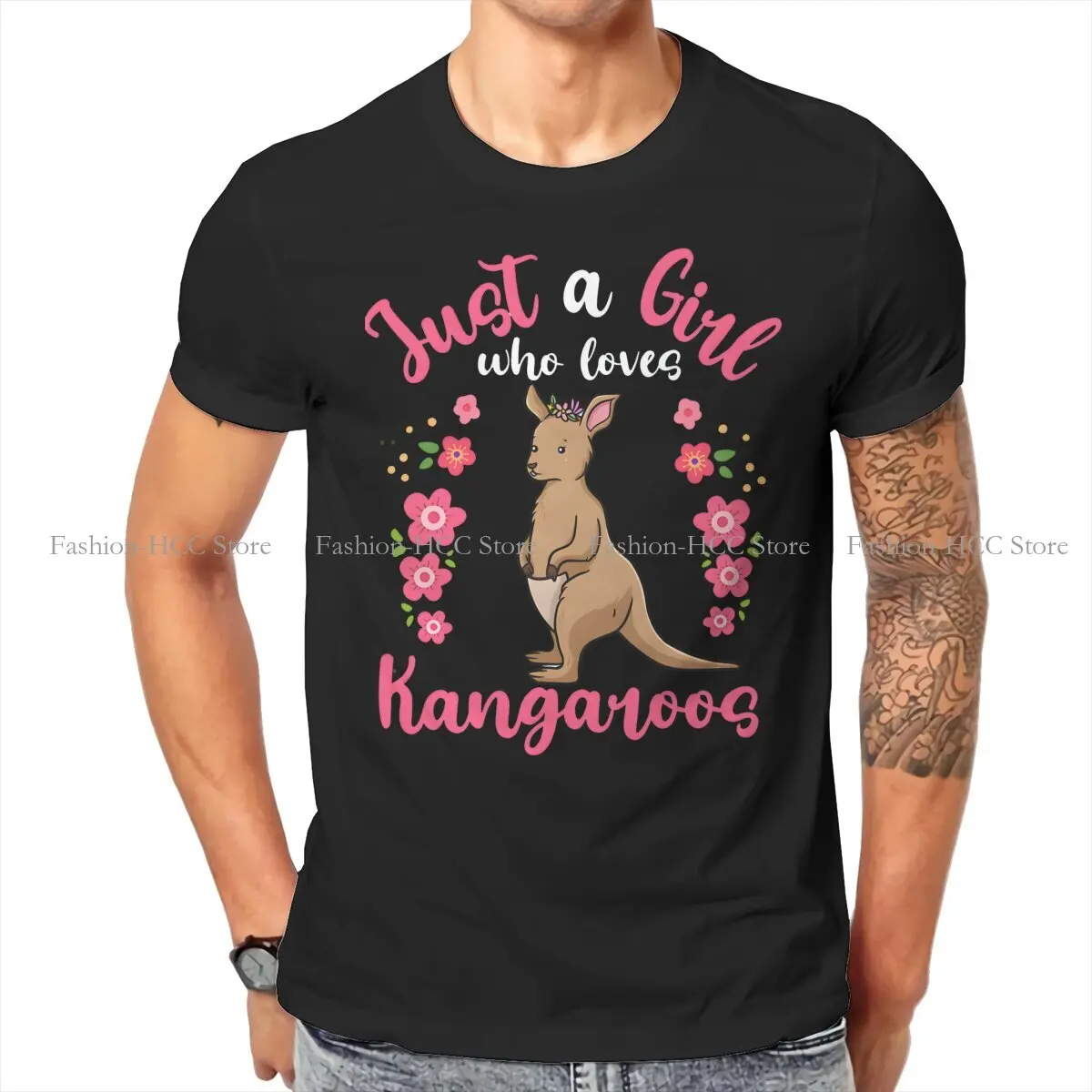 Kangaroos Australia Australian Kangaroo Lover Harajuku TShirt Australian Kangaroo Creative Tops Casual T Shirt Male Tee Unique