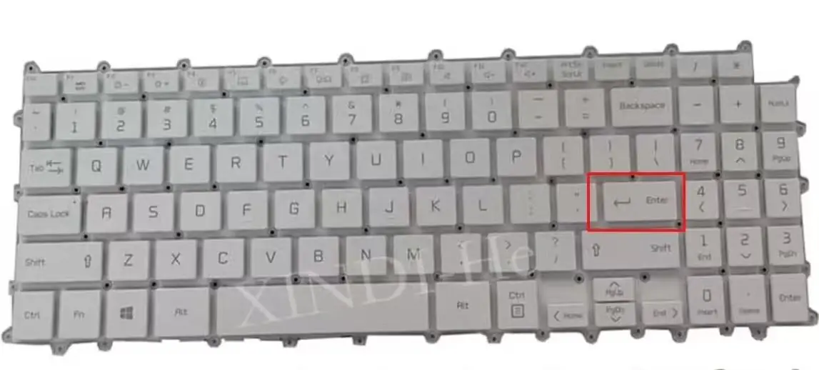 US Backlit Laptop Keyboard for LG Gram 16Z90P 16ZD90P 16Z90PD 16Z90PC White