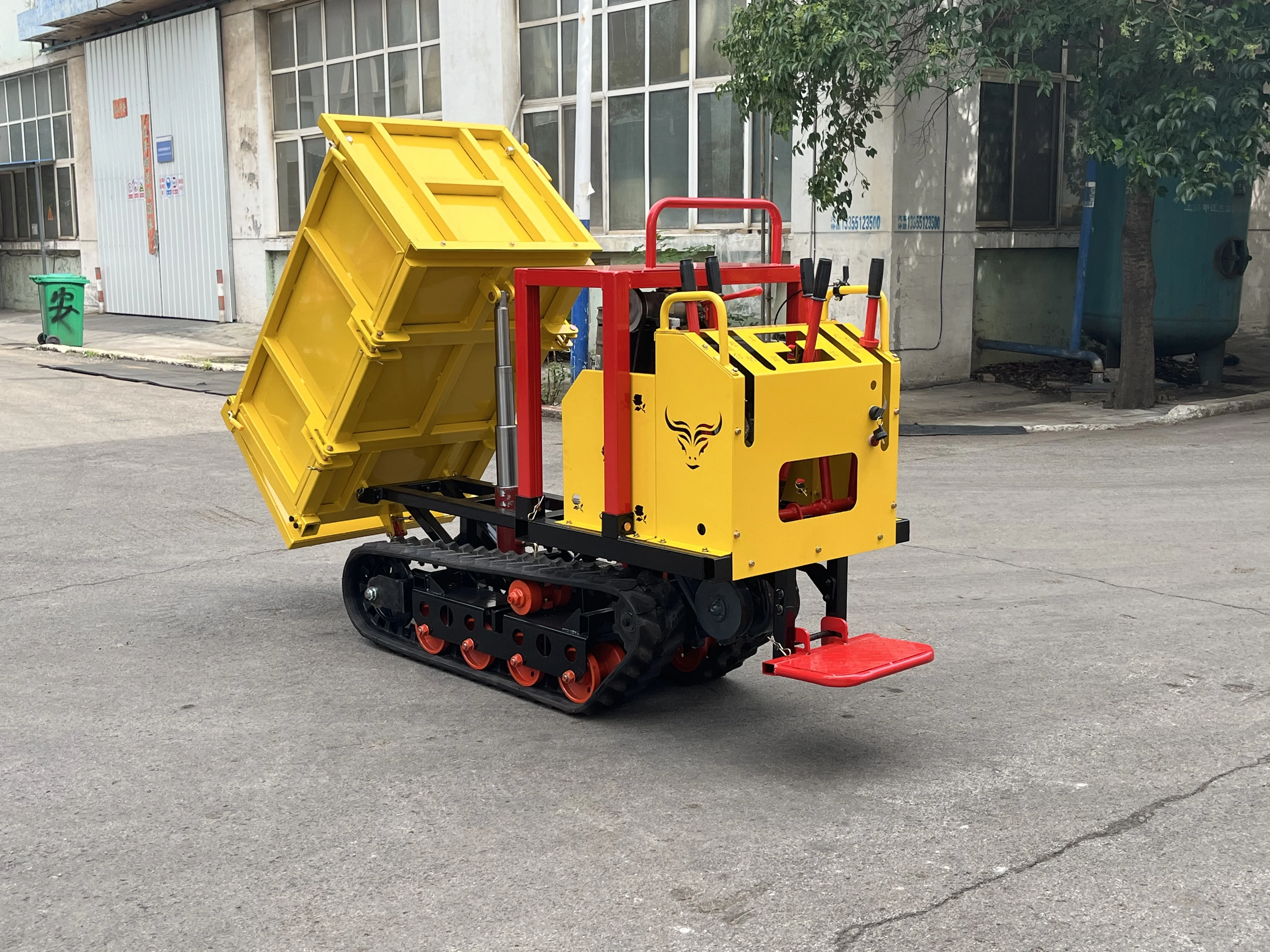Customized All-Terrain Crawler Transporter Mini Crawler Type Self Loading Track Mini Dumper Mountain-Climbing Type