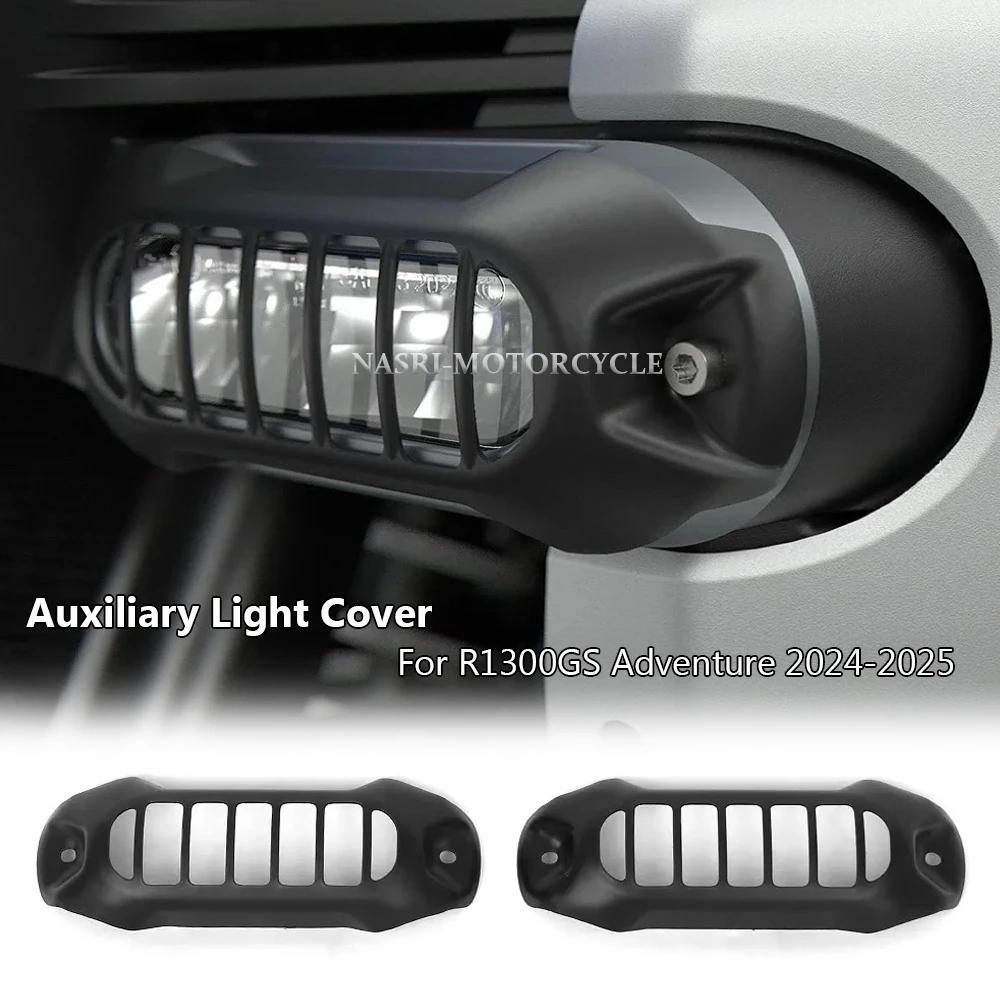 

LED Auxiliary Light Cover For BMW R 1300 GS Adventure 2024 2025 R1300GS ADV Motorcycle Accessories Lamp Holder Guard Grille