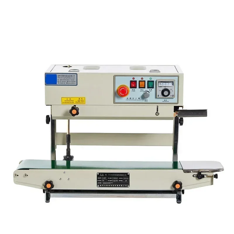 Continuous Sealing Machine Vertical FR-770 Automatic Continuous Sealer Laminating Machine Aluminum Foil Film Packaging Machine