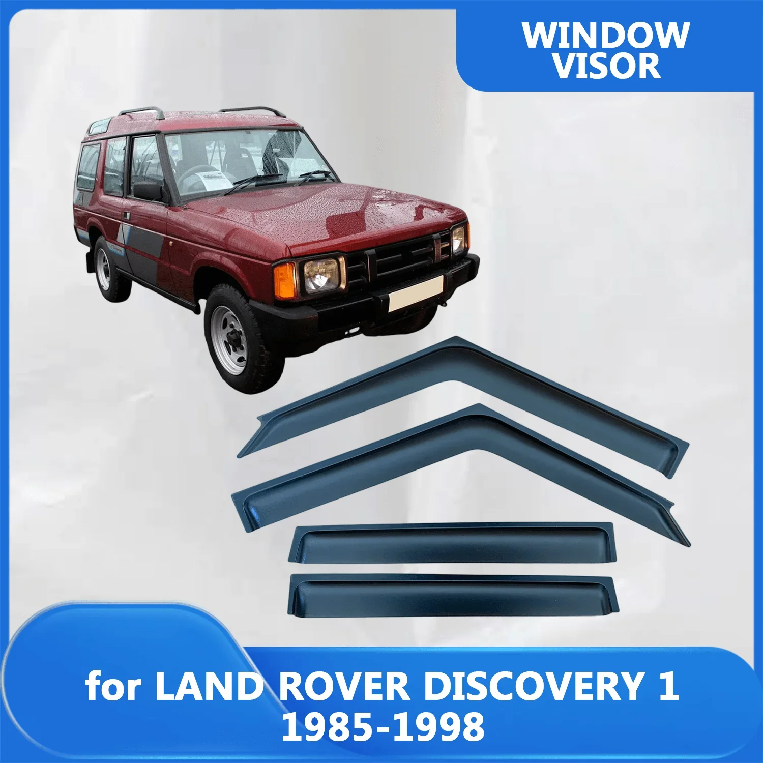

Window Visor for LAND ROVER DISCOVERY 1 1985-1992 1993 1994 1995 1996 1997 1998 Wind Deflectors Rain Guards Door Visor Vent