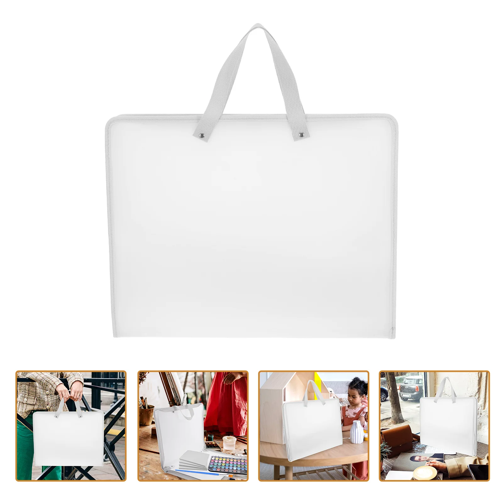 المحمولة الفن محفظة مقاوم للماء الأوساخ مقاومة منظم الملفات لأوراق الامتحانات وثائق رسم طالب أوراق الاختبار مجلد الفن #3