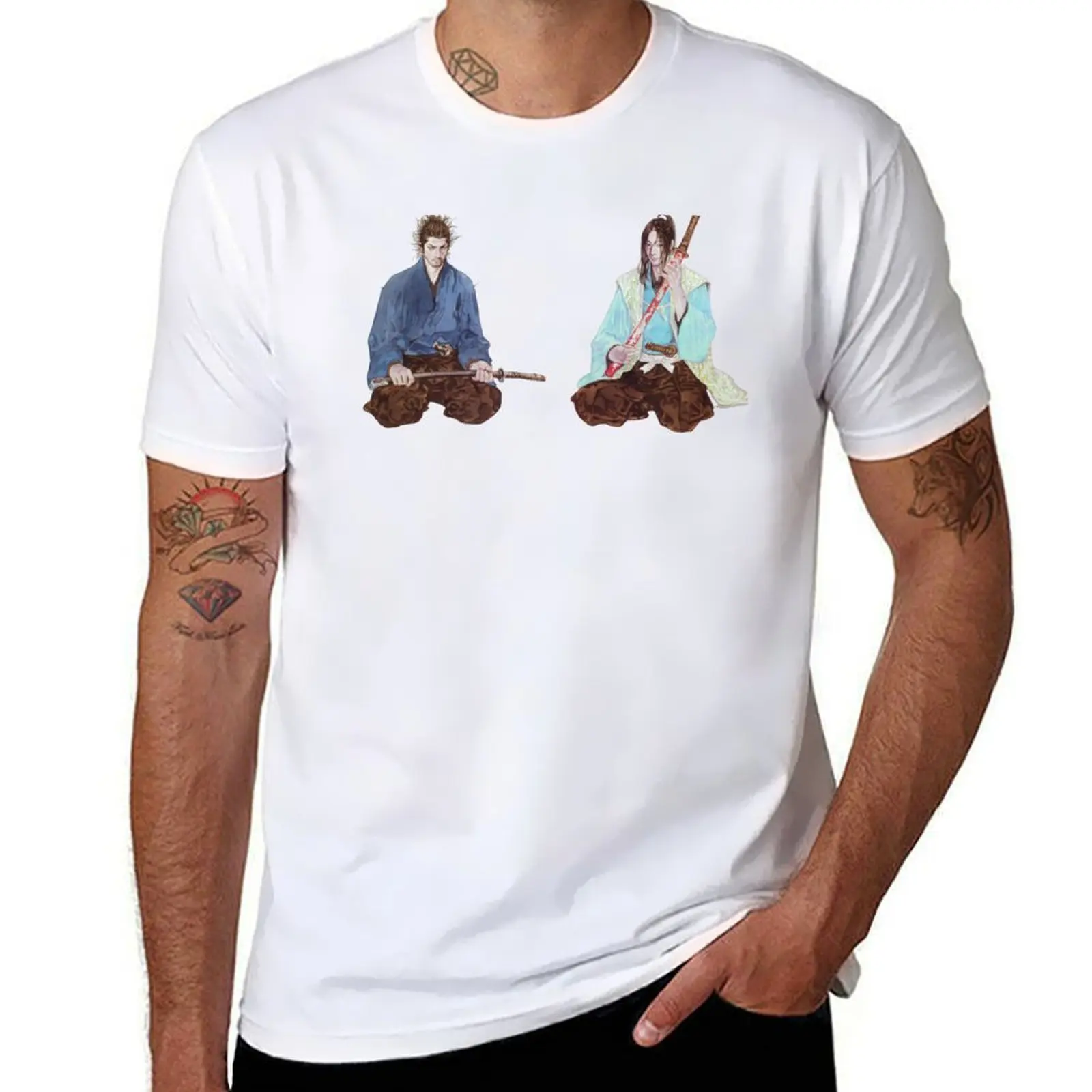 

shirts for personalised & Kojiro Vagabond t Manga man t tees Miyamoto T-Shirt Musashi Sasaki shirt graphic