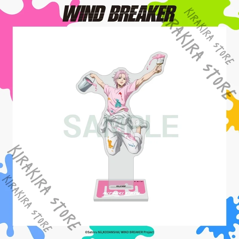 WIND BREAKER Umemiya Hajime KAJI REN Kiryu Mitsuki Cosplay Standing Plate Indicative Board Official Anime Ornaments Mascot view 6