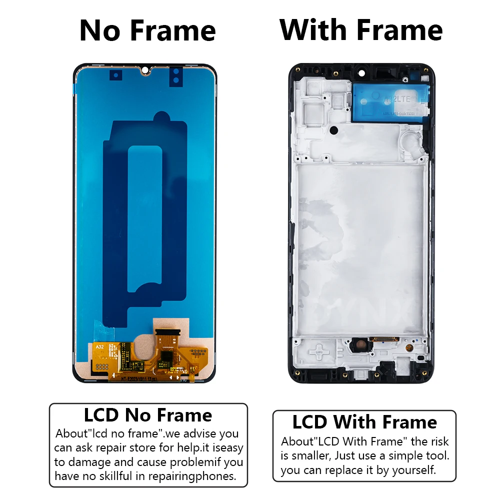 AMOLED For Samsung Galaxy A32 4G LCD SM-A325F SM-A325M Display Touch Screen Replacement