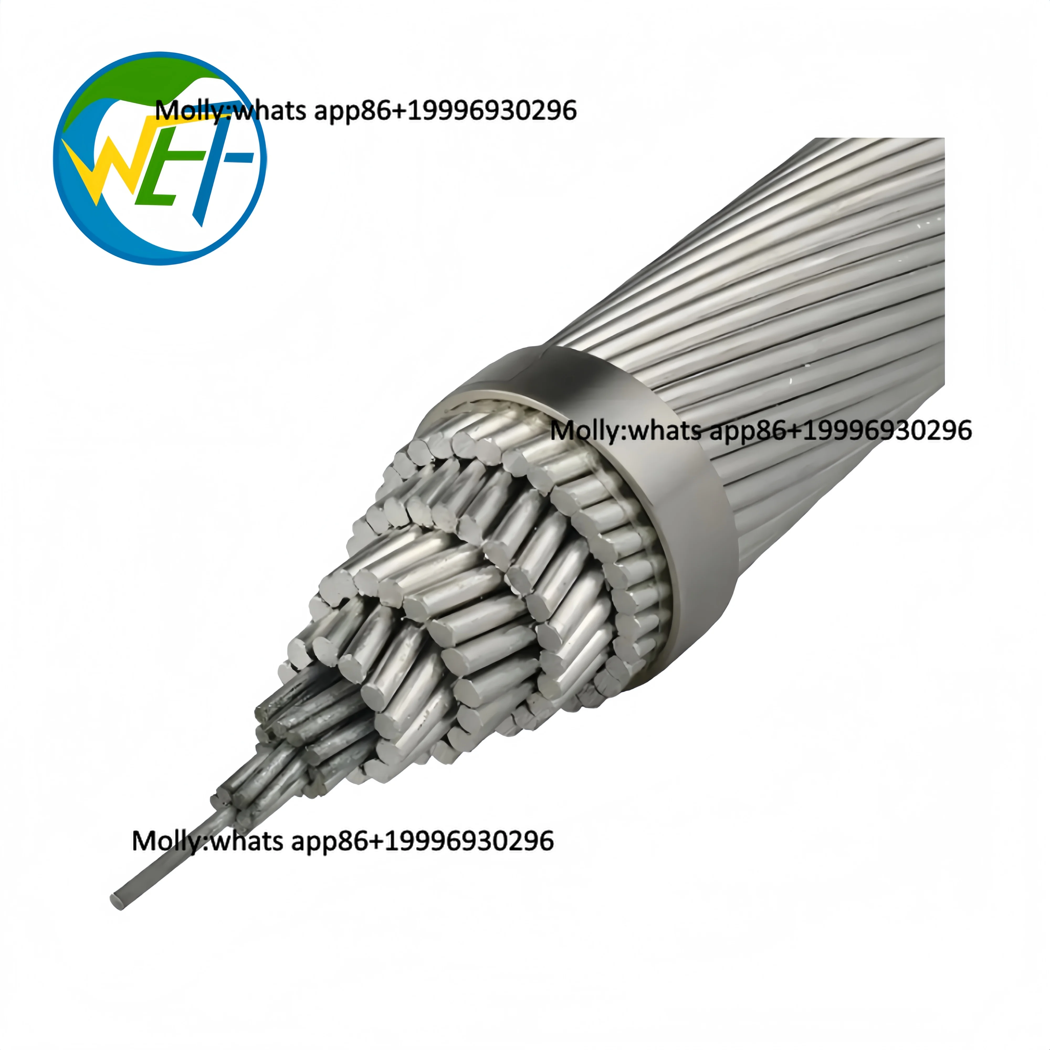 ACSR AAC AAAC AWG BS ASTM Standard Aluminum Conductor Aluminium Alloy Conductor H&L Voltage Power Conductor Factory Offer