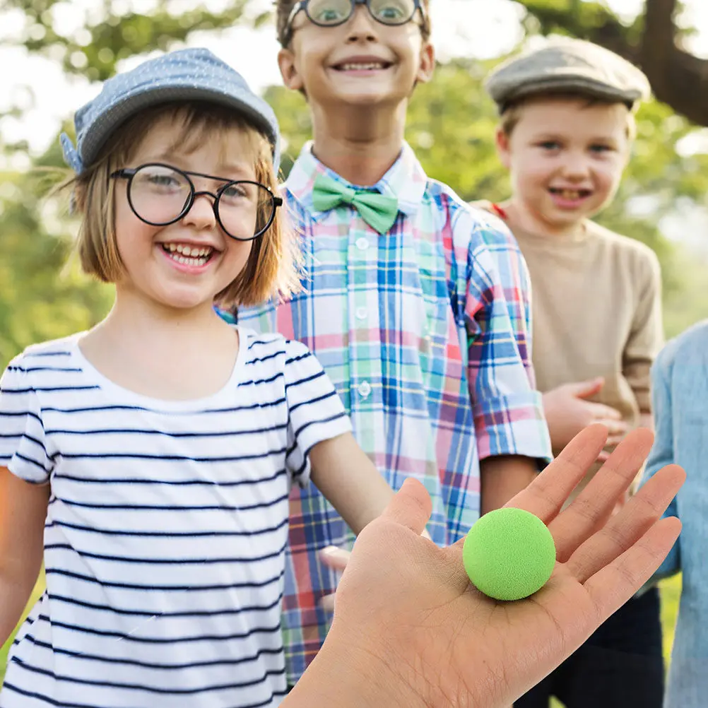 

100Pcs Foam Play Balls Set Soft Eva Sponges for Shooting Target Practice Hand Eye Coordination Trainer Interactive Game Birthday