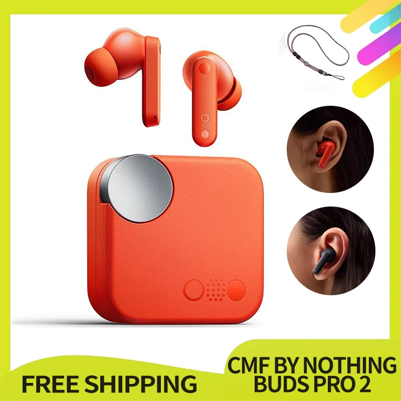 Cmf By Nothing Buds Pro 2 Headphones Wireless Bluetooth Anc Noise Reduction Hifi Earphones Custom Earbuds For Outdoors Gifts