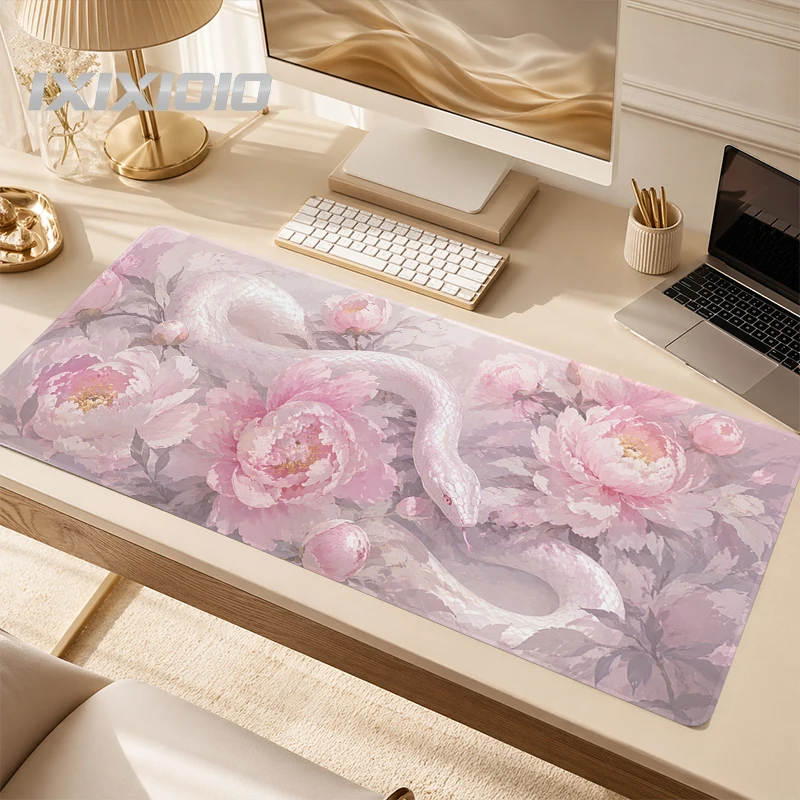 Blush Rose Mouse Pad Gaming XL Large HD Mousepad XXL Mouse Mat Mechanical Keyboard Pad Carpet Soft Non-Slip Mice Pad