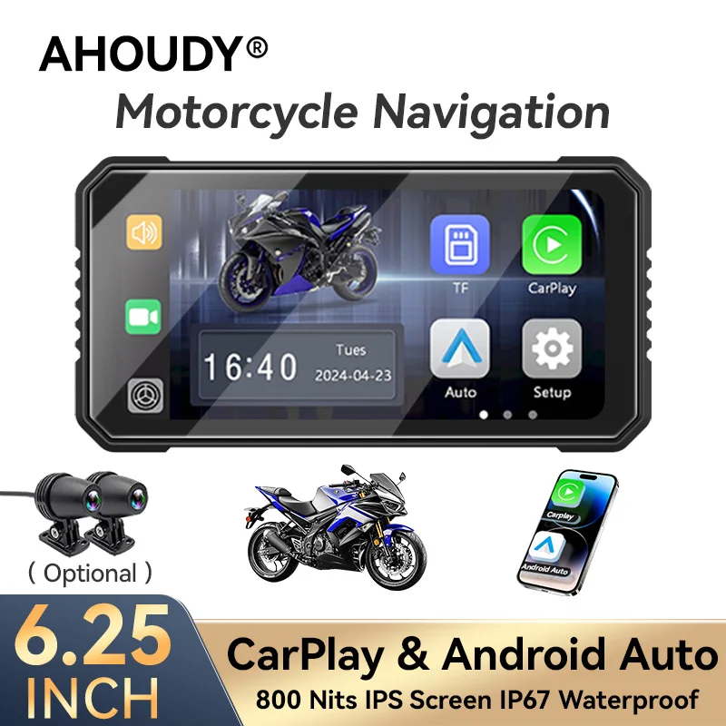 yZ[zAHOUDY 6.25C` oCNpirQ[V jo[T CXCarplay Android Auto IP67hXN[