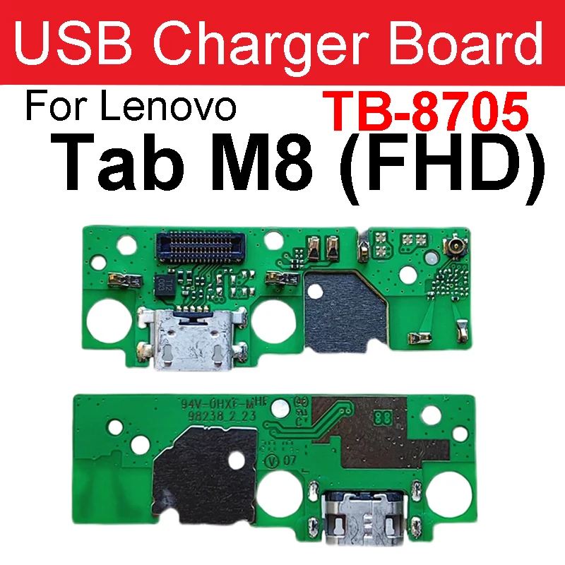 LCD Mianboard Flex Cable For Lenovo Tab M8 M8 HD M8 FHD PRC ROW TB-8505X TB-8705 TB-8506 USB Charger Charging Jack Dock Board