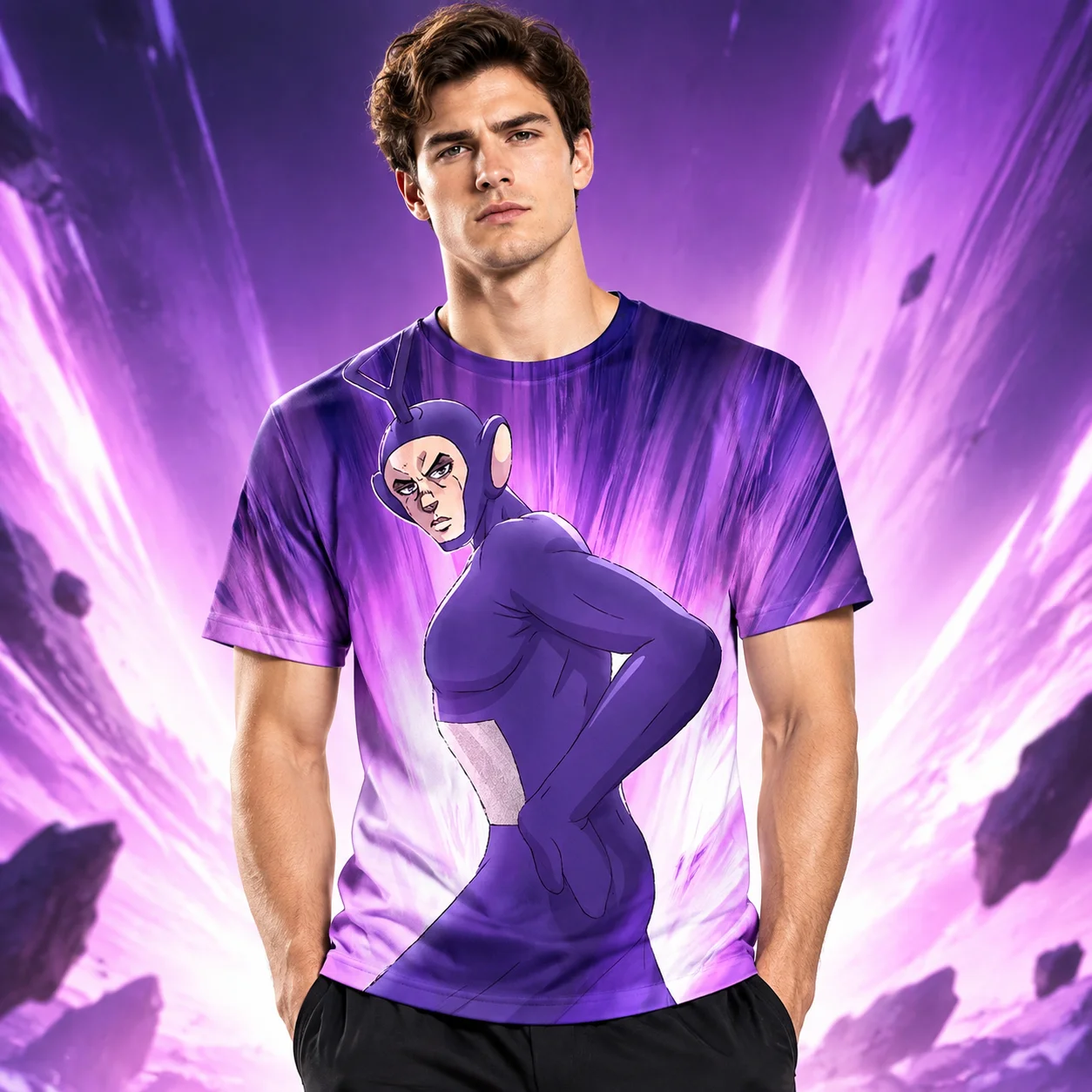 Men Women Funny 3D Full Print T-Shirt Summer Unisex Streetwear Casual Tops Novelty Meme Tee for Party Cosplay Daily Wear