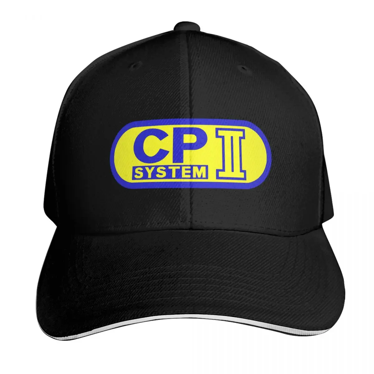 

Capcom CPS II System 2 Logo Baseball Cap Hat Beach Golf Wear cute Thermal Visor Girl'S Hats Men's