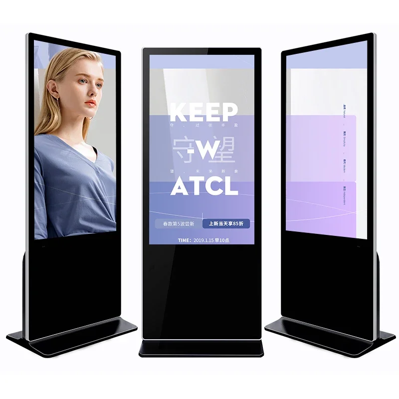 

43inch Android/Windows+Touch screen Floor stand network wifi lcd advertising display indoor kiosk standalone digital signage