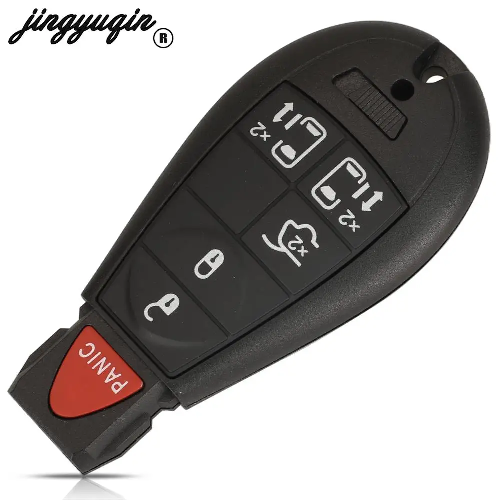 jingyuqin M3N5WY783X 433Mhz pcf7941 For Chrysler Town & Country Fit Jeep Grand Cherokee Dodge Magnum Durango Reomte Key IYZ-C01C