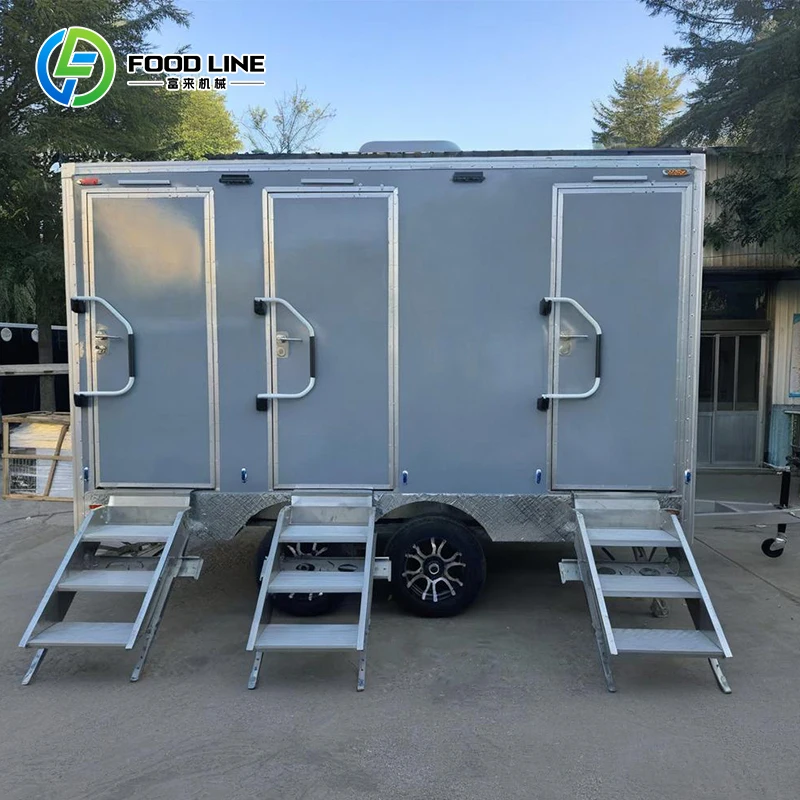 Custom Mobil Toilet with Shower Mobile Toilets Outdoor Portable for Events Luxury Mobile Toilet Prices